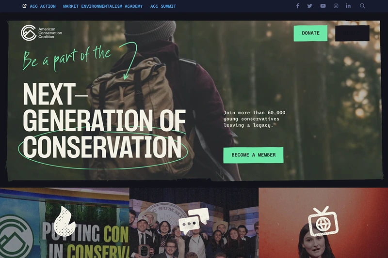 American Conservation Coalition Screenshot